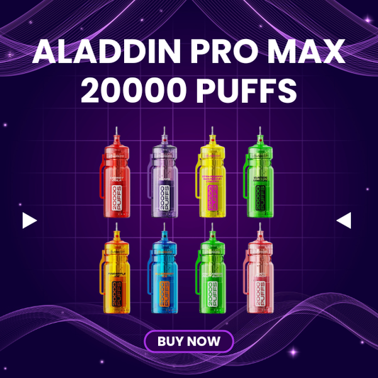Aladdin Pro Max 20000 Puffs Disposable Vape with Type-C Charging