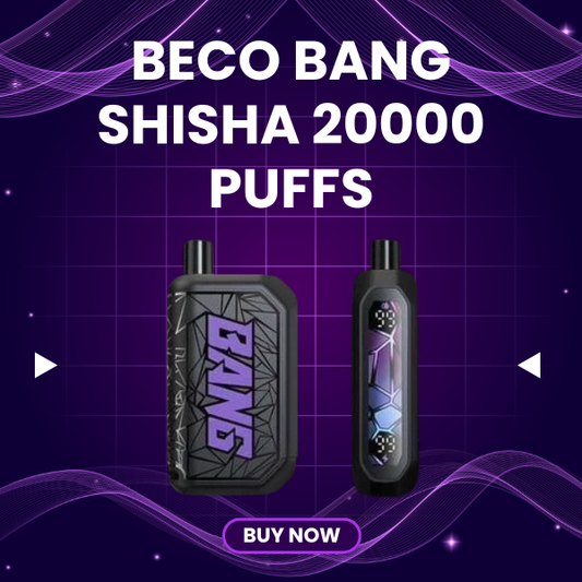 Adjustable bottom airflow ring on Beco Bang Shisha 20k puffs