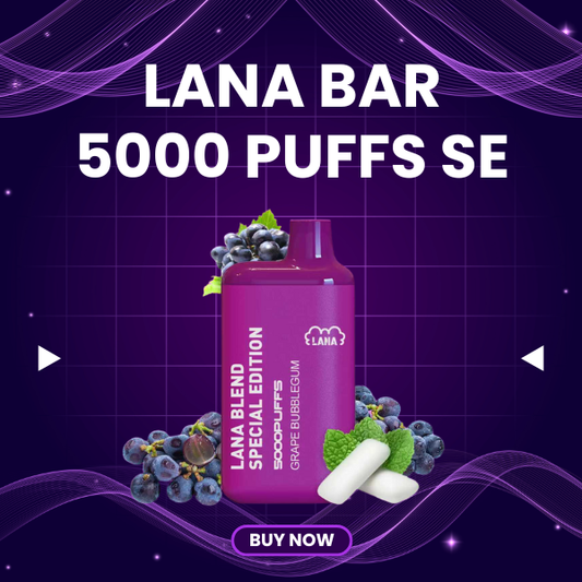 Lana Bar 5000 Puffs SE disposable vape with premium soft-touch finish