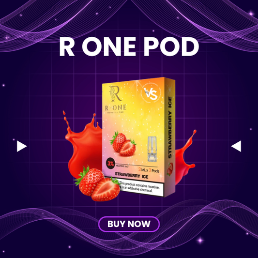 R One Pod 2ML capacity device with 3 percent nicotine strength