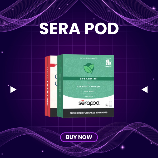 Sera-Pod-vape-kit-matte-black-leak-proof-design