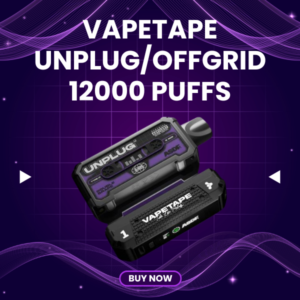 Retro cassette tape style vape 12000 puffs