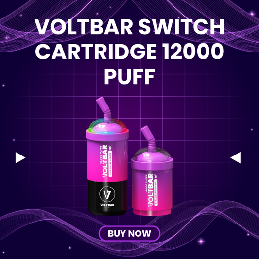 Voltbar Switch 12000 Puffs replacement cartridge in vibrant packaging